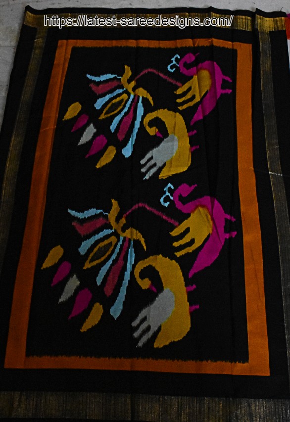 Saree with geometrical design