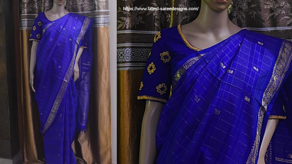 Kanchipuram checks saree